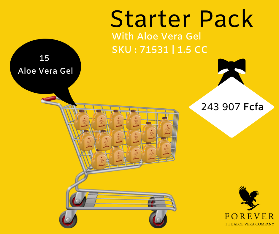 STARTER PACK WITH ALOE VERA GEL [Ref:71531]